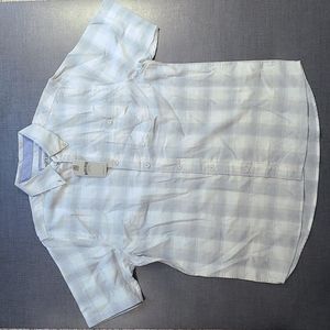 North River Ash Cotton Herringbone Woven Short Sleeve Shirt